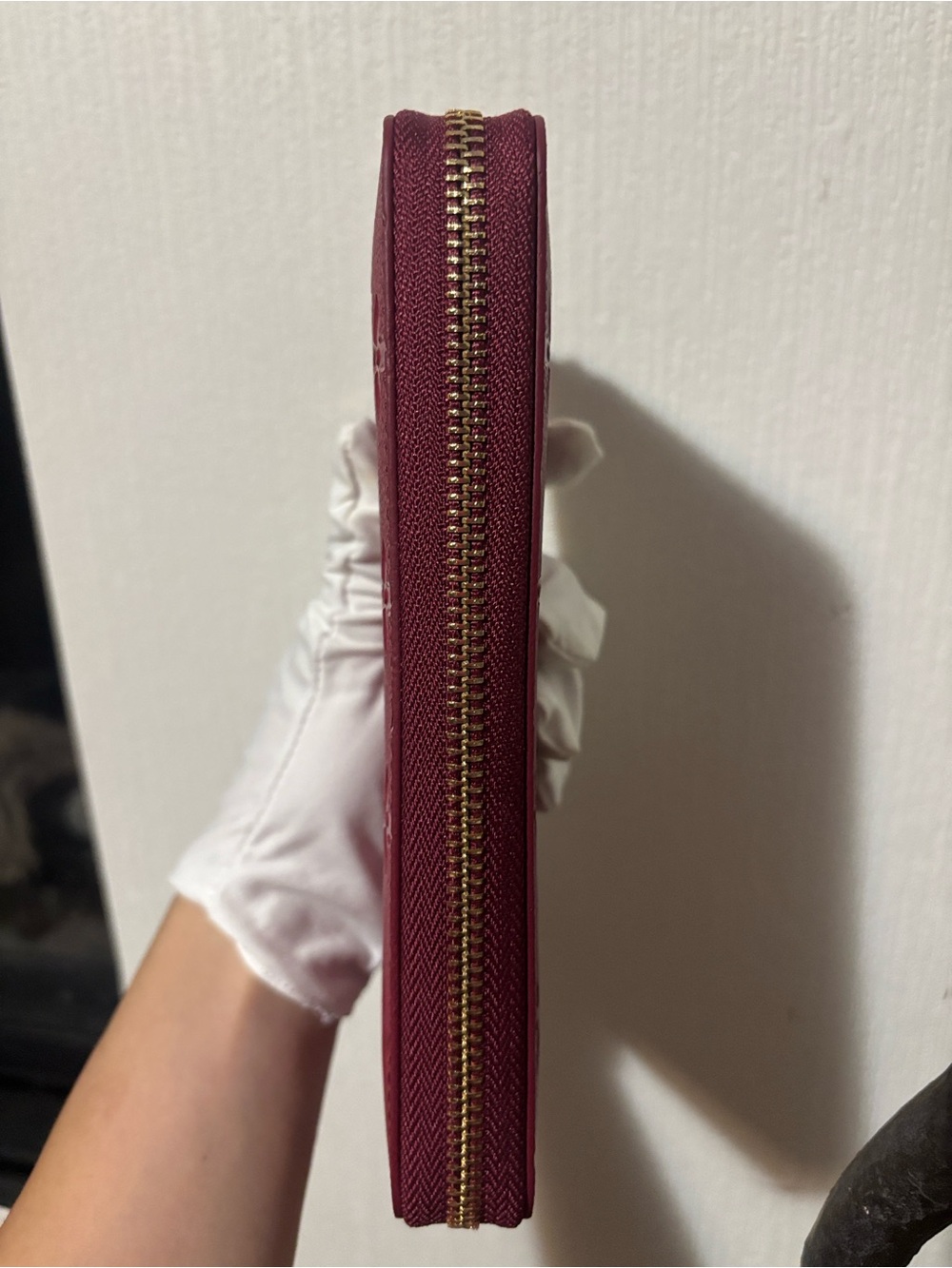 Louis Vuitton Burgundy Monogram long Zippy Wallet - Picture 3 of 7